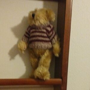 Striped Sweater Teddy Bear
